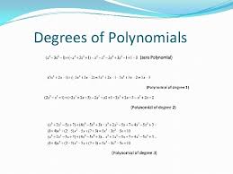 Into two polynomials of the same degrees rand sin qx. Polynomials Maths In English An Experiment At School