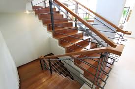 Find wood stair treads at lowe's today. Modern Zigzag Stairs In Wood Steel Concrete Eugene T Mangubat Associates