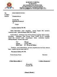 Acara pemilihan ketua rt.007/08 kel. 10 Contoh Surat Pemberitahuan Untuk Berbagai Kegiatan Dan Instansi