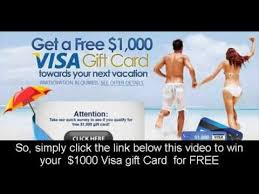 Visa is acknowledged, not normal is there a cutoff on visa gift cards? How To Get A Free 1000 Visa Gift Card Youtube