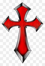 The cross in this tattoo is made in the form of a sword tied with strings, which is centred through the skin. Cross Tattoos Cut Out Png Images Red Cross Tattoo Design Free Transparent Png Clipart Images Download