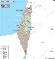Roughly 2/3 or more has been completed. Israel And Palestine Wall Map By Maps Of World