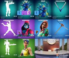 Every day this page will update and let you know what is available to buy in the fortnite store. What Is In The Fortnite Item Shop Today Ninja Returns On May 22 Millenium