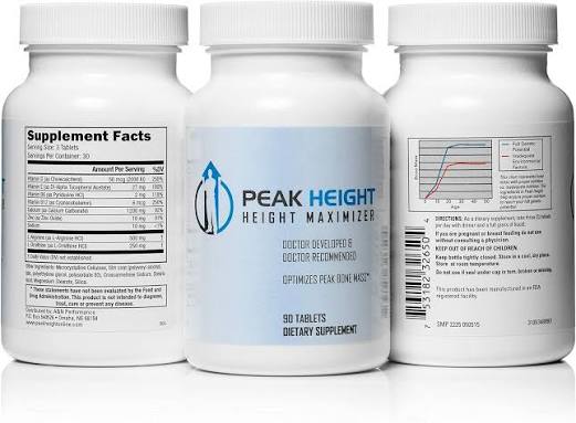 Peak Height Grow Taller Supplement - 6 Month Supply, Maldives | Ubuy