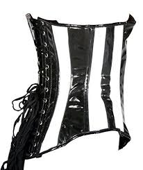 Black And White Lace Corset Sc80061b Strapless Black White Pvc Corset Underbust Lace Up Back 56 If You Have A Natural 4546 Waist Find Out More A Pvc Corset Womens Fashion Wearing Dress