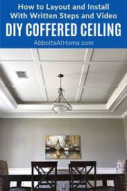 Find local coffered ceiling experts & get free price quotes. How To Install This Simple Diy Coffered Ceiling Design Abbotts At Home