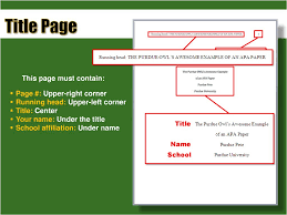 25 best apa format example ideas on these pictures of this page are about:purdue owl apa reference page apa research paper template owl welcome to the purdue. Apa Format For Papers Understanding Ppt Download