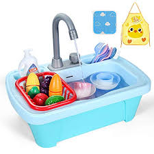 f color changing play kitchen sink toys