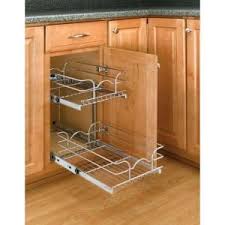 At this juncture, i will reveal pictures of mobile home kitchen cabinets , which we automobile summary or pick from some website. Rev A Shelf X Small Two Tier Chrome Wire Baskets 5wb2 0918 Cr At The Home Depot 85 Rev A Shelf Shelves Kitchen Cabinet Storage