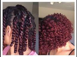Two Strand Twist Out On Short Medium Length Natural Hair Natural Hair Twist Out Dyed Natural Hair Natural Hair Twists
