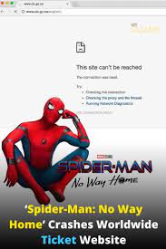 Spider Man No Way Home Crashes Worldwide Ticket Website In 2021 Entertainment News Celebrities Spiderman Spiderman 2002
