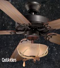 52 inch ceiling fans with lights rustic crystal chandelier fans with 5 revers. 52 Rustic Ceiling Fan W Antler Bowl Light Kit
