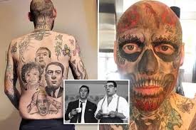 How 'Ireland's most tattooed man' looked without ink