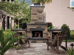 The stacked stone fire pit 45 Beautiful Outdoor Fireplace Ideas Install It Direct