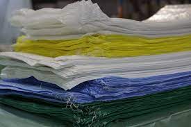 Polypropylene fabrics can be laminated to provide an extra barrier against moisture and leakage of contents. Pp Woven Bags Manyan Inc