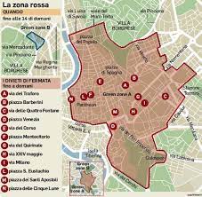 Ore decisive e roma aspetta il mini lockdown. Roma Otto Percorsi Blindati Per Xi Ecco Le Zone Vietate