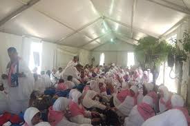 Kondisi terkini arafah tempat wukuf haji. Jemaah Indonesia Bergerak Menuju Arafah Persiapan Wukuf