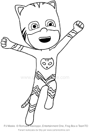 En outre, quand vous dessinez. Coloriage De Yoyo Qui Se Rejouit De Les Pyjamasques