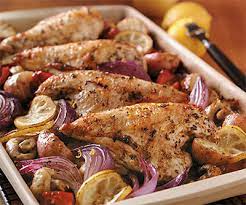 Place the chicken in with no juice. 3 Easy Sheet Pan Recipes Infographic Pampered Chef