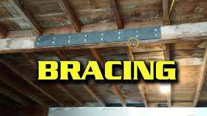Quick Fix Bracing A Sagging Garage Beam Garage Design Garage Roof Repair