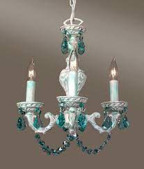 Light Blue Small Chandelier Small Chandelier Bedroom Small Crystal Chandelier