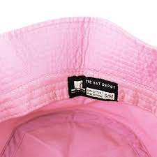 The Hat Depot 300n Unisex 100 Cotton Packable Summer Travel Bucket Hat S M Pink Summer Hats For Women Summer Hats Hats