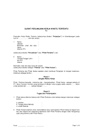 Didalam kontrak ini termaktub dan termuat semua pokok aturan, larangan, dan cara penyelesaian perselisihan jika terjadi selisih pendapat atau kekeliruan data dalam perhitungan teknis kerja. Contoh Perjanjian Kontrak Kerja