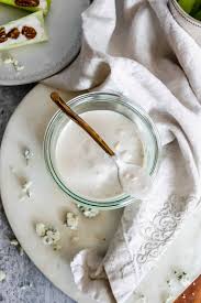 The convenient resealable 5 ounce glass jar stores . Homemade Blue Cheese Dressing Josie Nina