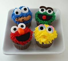 Sesame Street Sesame Street Cupcakes Sesame Street Cake Cookie Monster Cupcakes