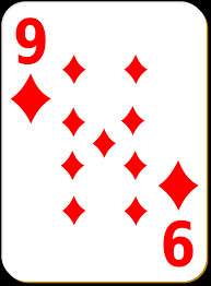Free Clipart White Deck 9 Of Diamonds Nicubunu