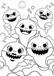 Dibujos De Baby Shark Para Colorear Imagenes Y Dibujos Para Imprimir Shark Coloring Pages Cute Coloring Pages Coloring Pages