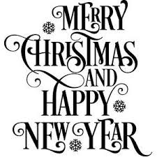 Silhouette Design Store Merry Christmas Happy New Year Silhouette Christmas Merry Christmas And Happy New Year Newyear