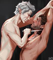 Fuck yeah, Astarion! — Drawn for the Bloodweave Brainrots ArtFic Swap...