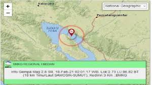 Sementara pusat gempa dideteksi berada di kedalaman 11 km dan pada arah 26 km utara donggala. Samosir Diguncang Gempa Bumi Magnitudo 2 8 Bagian 1