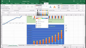 425 How To Change Color Of Chart And Plot Areas In Excel 2016