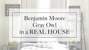 It is the perfect cooler gray! Benjamin Moore Gray Owl Paint Color Verdict Not A Neutral Gray