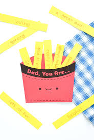 This printable father's day card is covered in cheeky smiles. Father S Day Fry Box Handmade Charlotte
