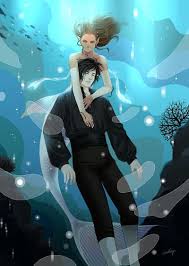 Mermaid Rey Prince Ben Reylo Star Wars Drawings Star Wars Love Rey Star Wars