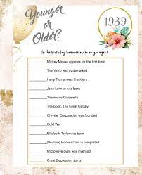 You can use this swimming information to make your own swimming trivia questions. Personalised How Well Do You Know 80th Birthday Girl Quiz 20 Questions Fungame Party Supplies Home Garden