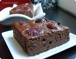Carres Au Fudge Aux Cerises Alimentation Gateau Chocolat Fudge