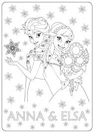 These alphabet coloring sheets will help little ones identify uppercase and lowercase versions of each letter. Pritable Frozen 2 Anna Elsa Coloring Page