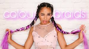 Thus, secure the end with an. Colourful Feed In Braids With Extensions For Beginners Tutorial For Summer 2019 Youtube