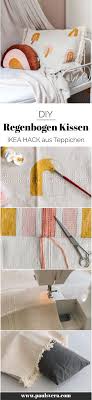 Ikea Hack Diy Regenbogen Riesenkissen Aus Teppichen Ikea Diy Ikea Hack Ikea Teppich