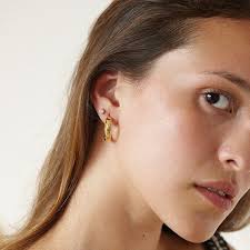 Gold Statement Hoops 2025