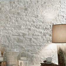 Oyster split face mosaics, by mandarin stone. Sparkle White Split Face Mosaic Tiles Large Lifestyle White Stone Backsplash Tile Accent Wall Living Room Stone Backsplash Kitchen