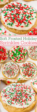 22 unique christmas cookies from around europe. Soft Frosted Sugar Cookies With Sprinkles Averie Cooks