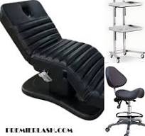 Luxury Suite | Electric Curved Beauty Bed, Trolley & Chair