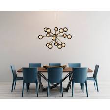 Lorraine 15 Light Metal Dimmable Sputnik Chandelier