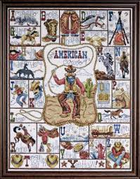 Our philosophy is very simple indeed; 2753 Cowboy Abc Cross Stitch Cross Stitch Patterns Cross Stitch Samplers