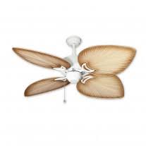 This fan is located in a bedroom at a rental beach house. F581 Whf Minka Aire Gauguin Ceiling Fan Flat White Bahama Style